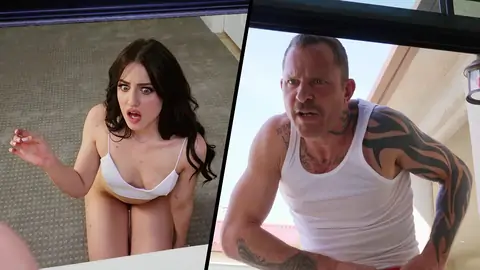 Sumptuous brown-haired Aubree Valentine is astonished by a thick 1