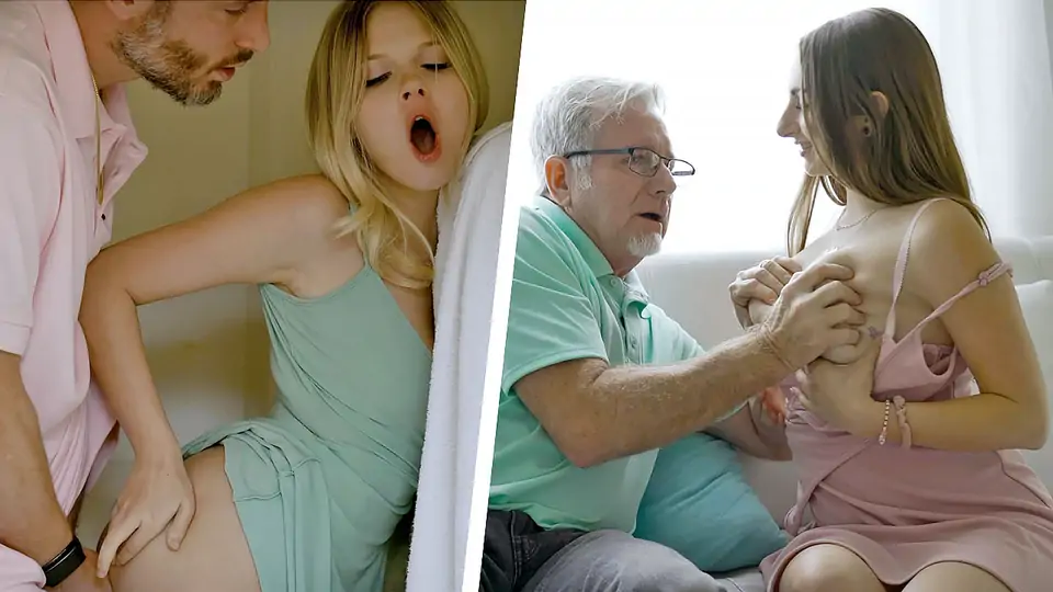 Step grandfather and stepfather tears up teenagers with hair pulling